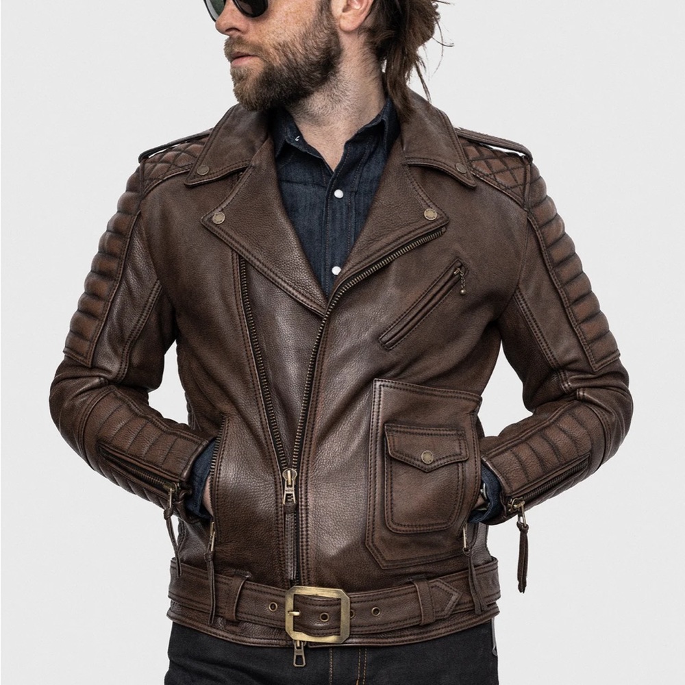 LIKE-NEW RUSTIC Leather Jacket